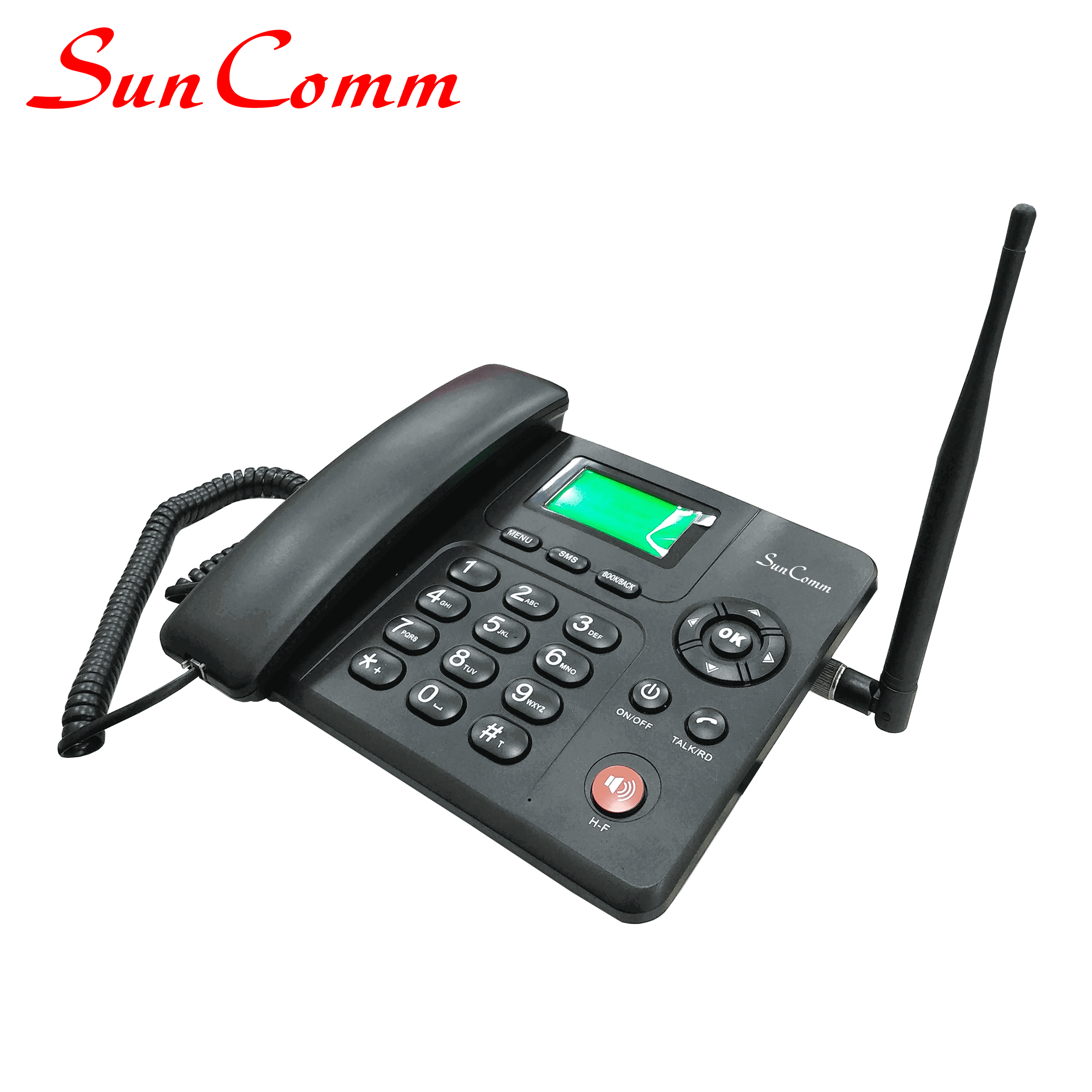 SunComm SC-398-GP3G 3G WCDMA Fixed Wireless Phone (FWP) 3G Desk Phone with Single SIM or Dual SIM, Mono LCD